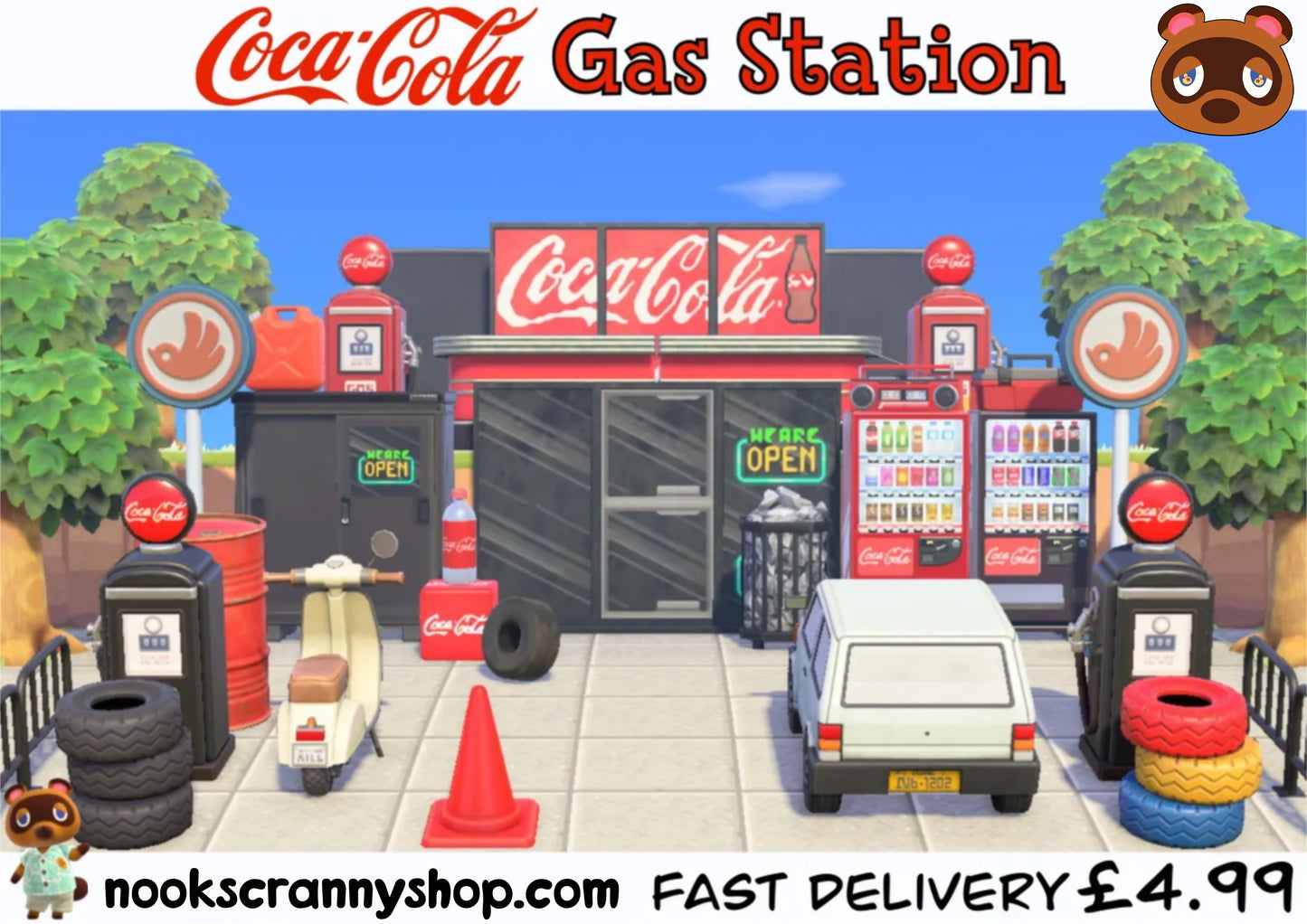 Coca Cola Gas Station