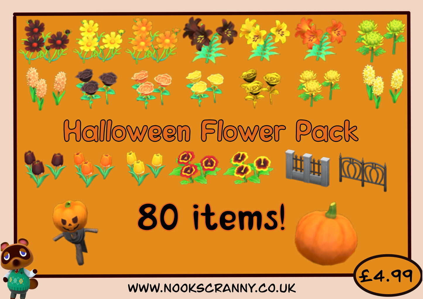 Halloween Flower Pack