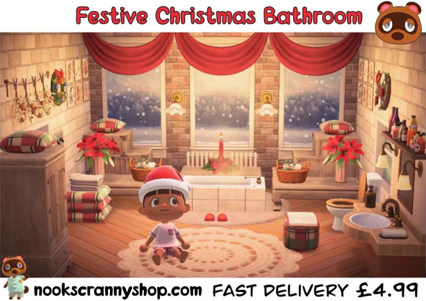 Festive Christmas House