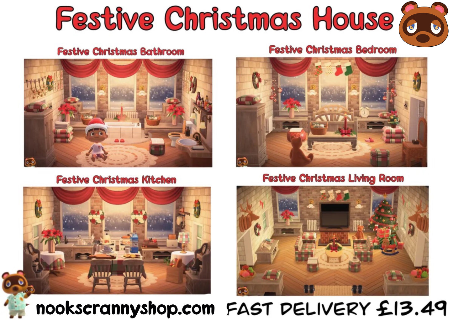 Festive Christmas Living Room