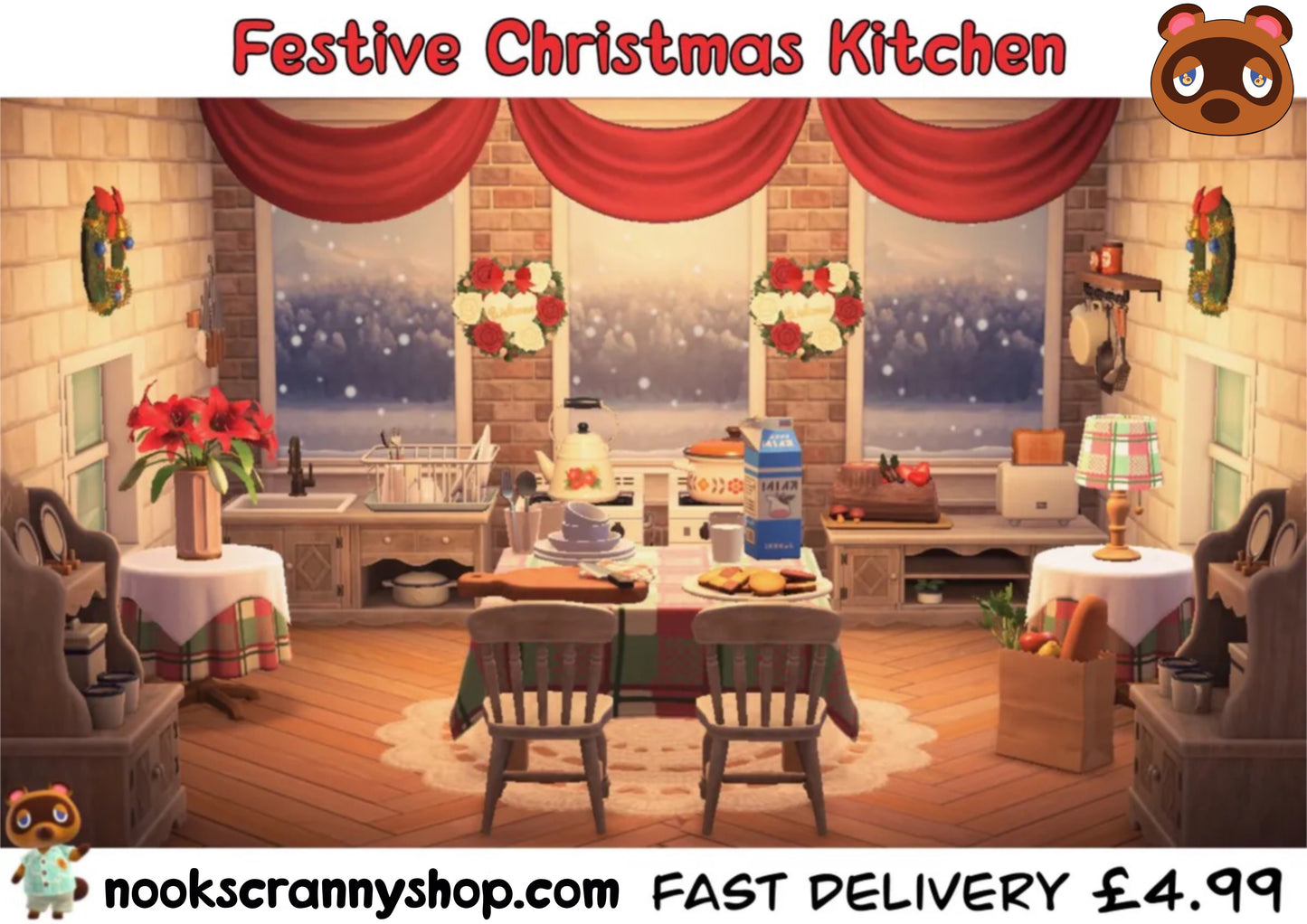 Festive Christmas House
