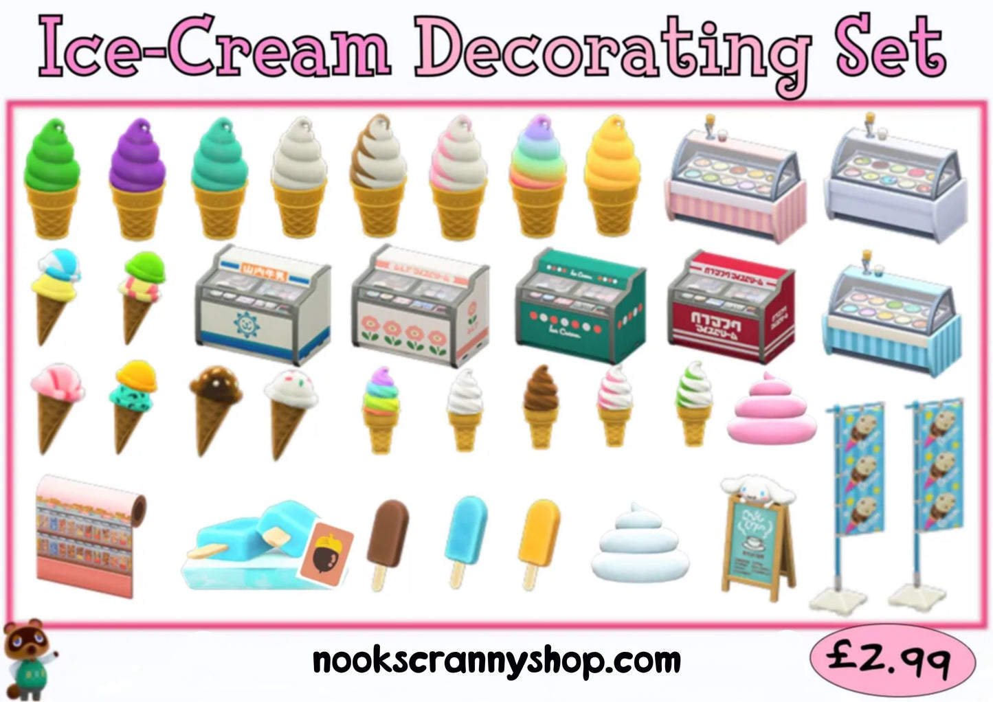 Ice Cream Decorating Set