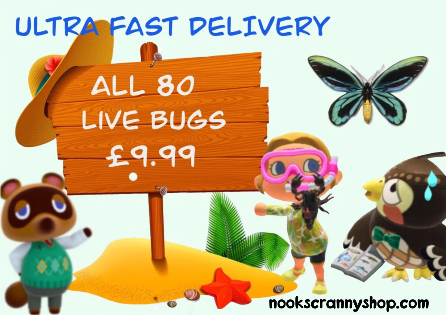 Live All Bugs, Fish and Deep Sea Creatures All 200