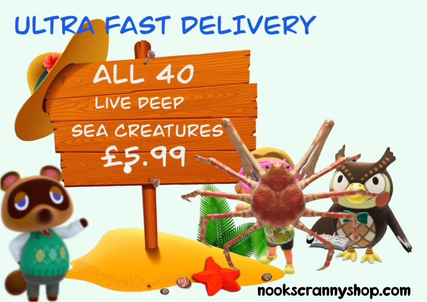 Live All Bugs, Fish and Deep Sea Creatures All 200