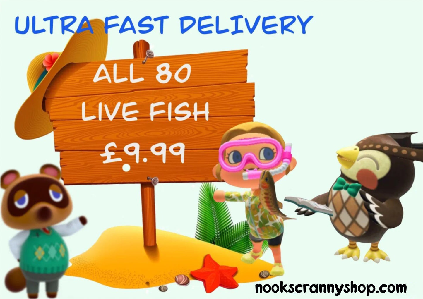 Live All Bugs, Fish and Deep Sea Creatures All 200