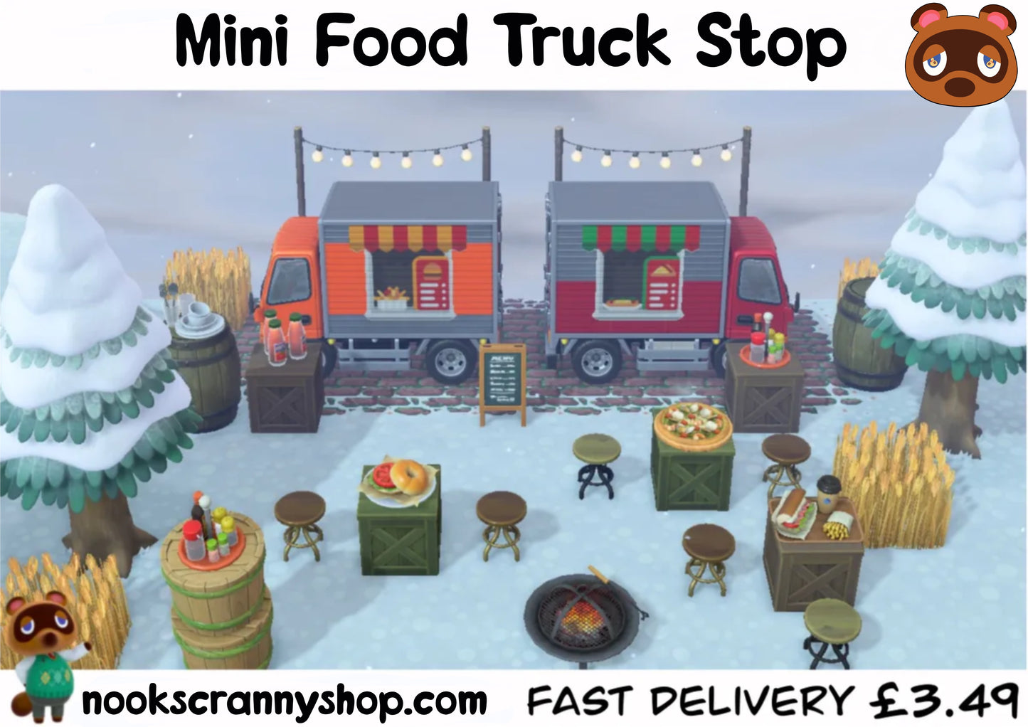 Mini Food Truck Stop