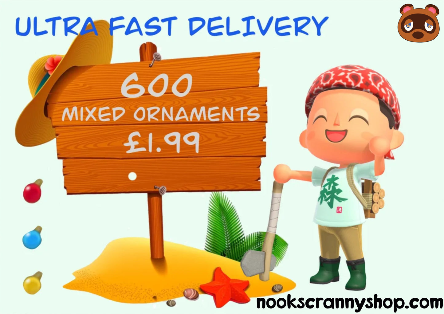 Ornaments mixed x 600