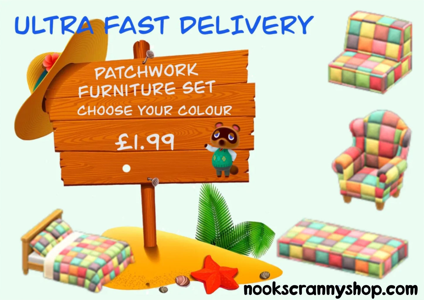 Patchwork Furniture Set