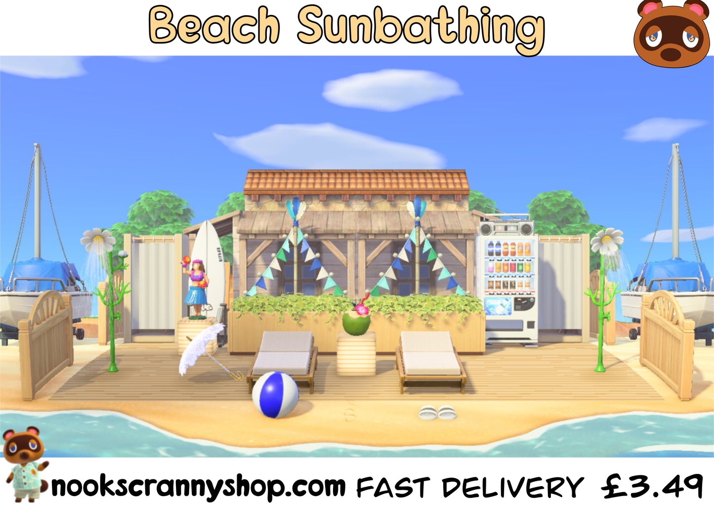 Beach Sunbathing