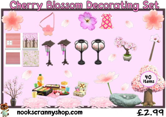 Cherry Blossom Decorating Set