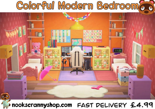 Colourful Modern Bedroom