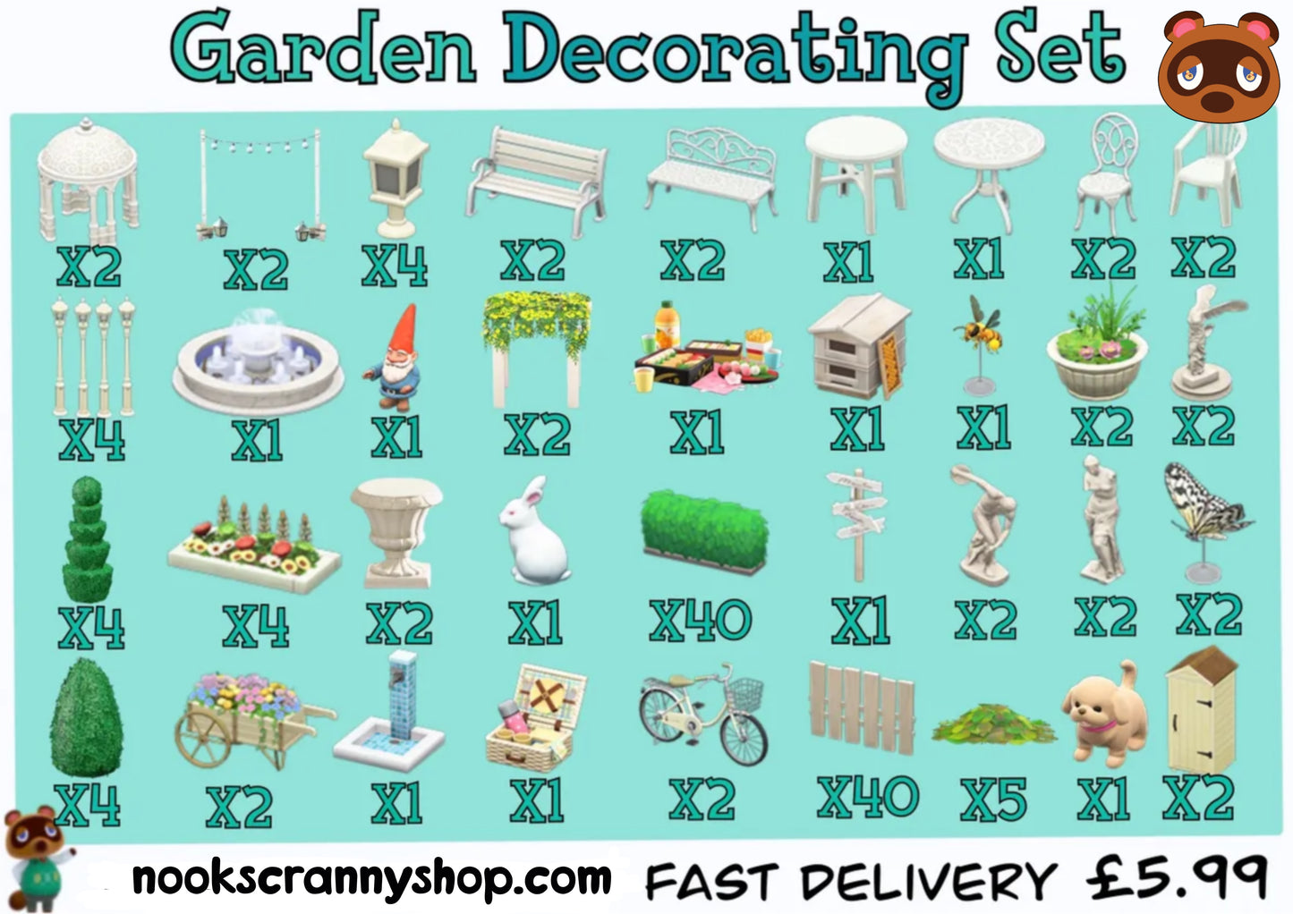 Garden Decorating Set