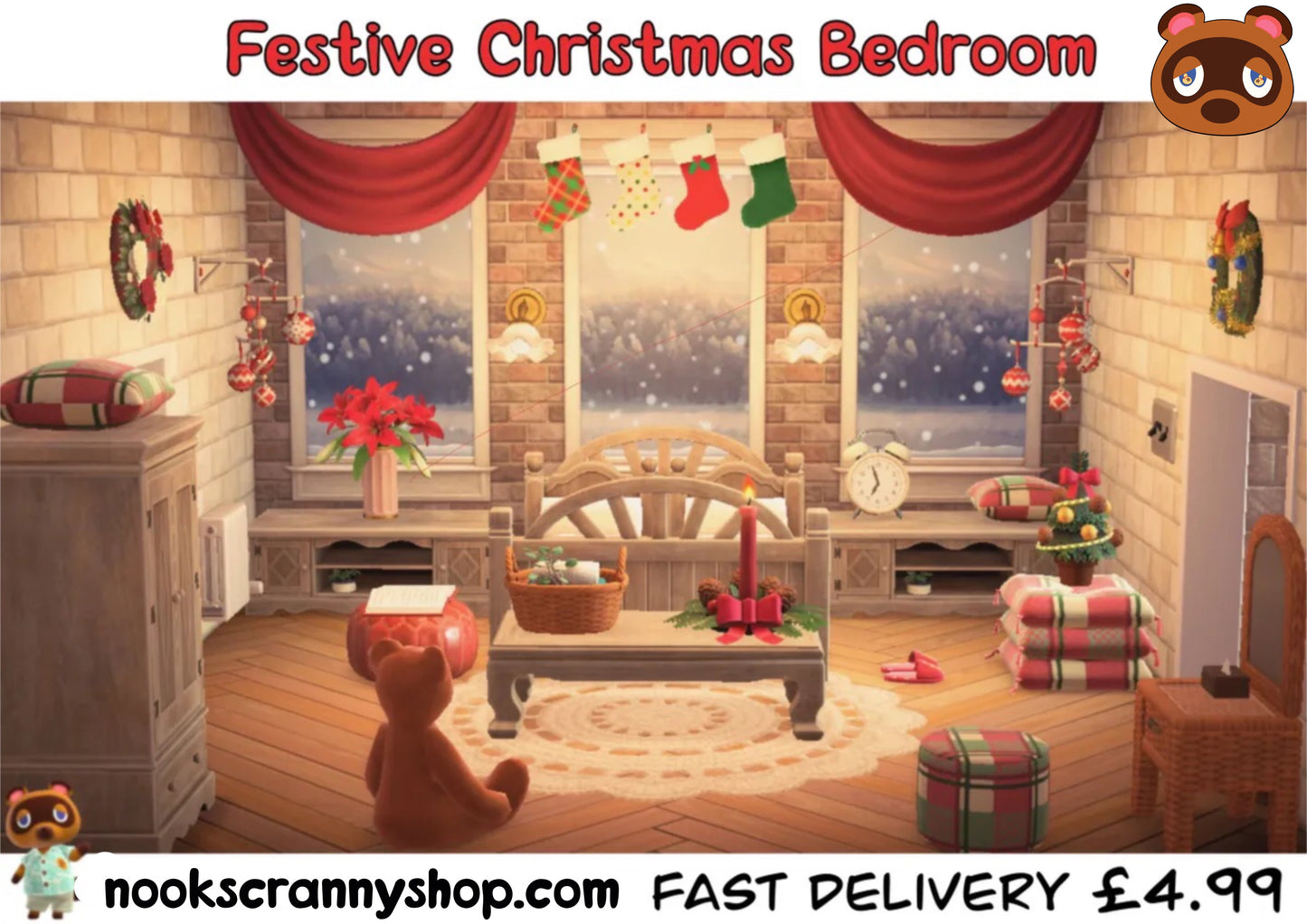 Festive Christmas Bedroom