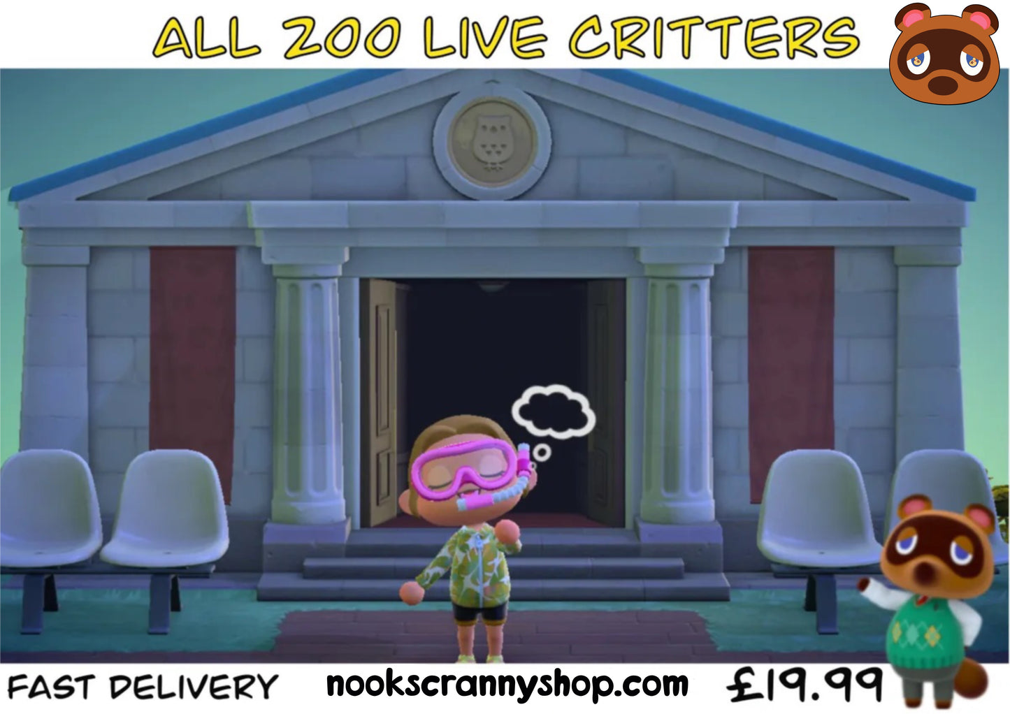 Live All Bugs, Fish and Deep Sea Creatures All 200