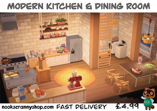 Modern Kitchen and Dining Room