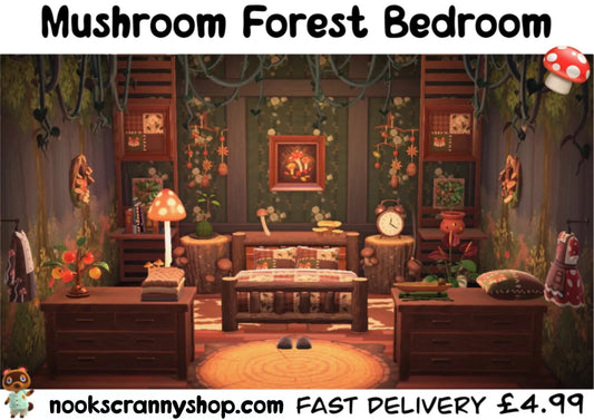 Mushroom Forest Bedroom