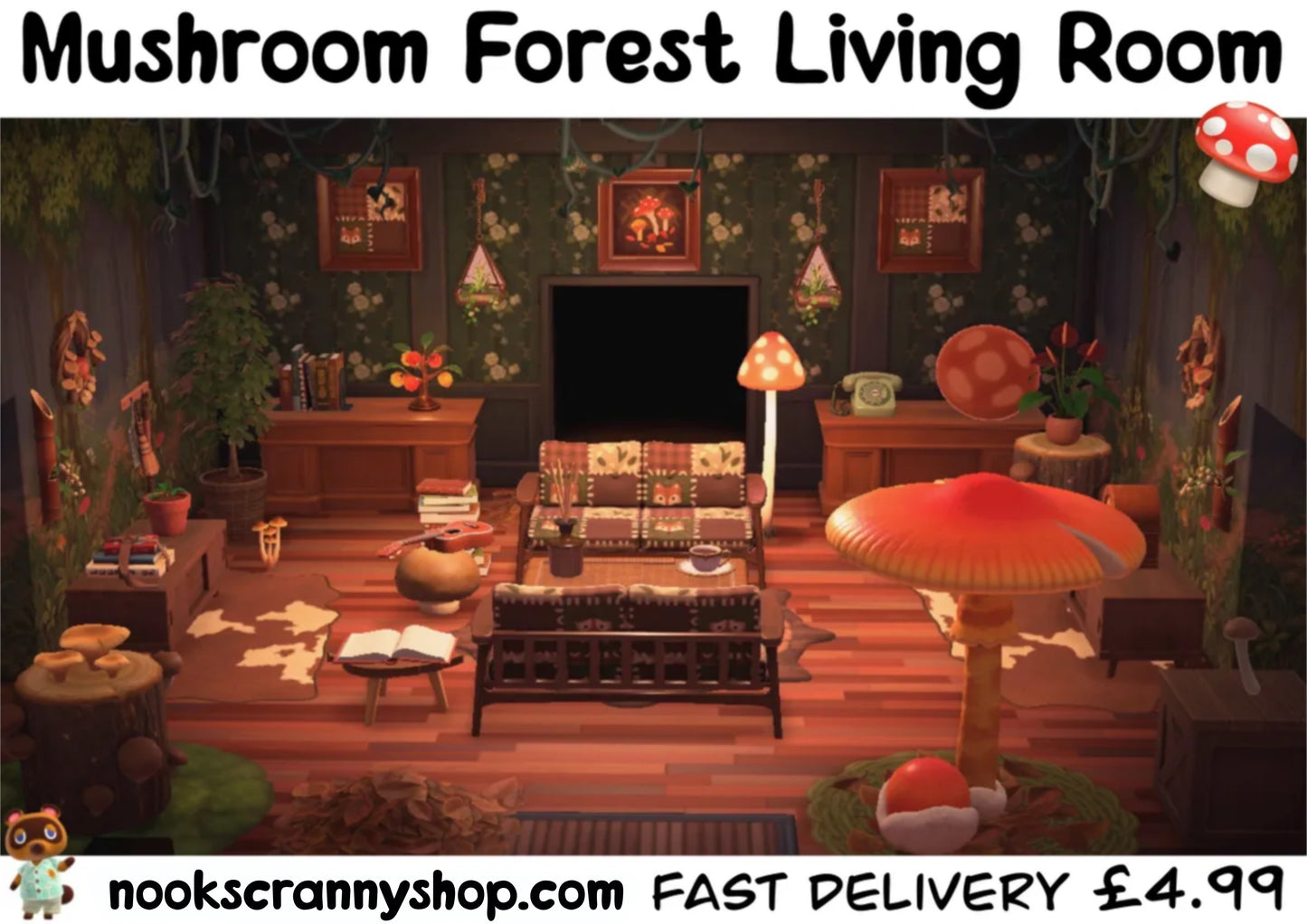 Mushroom Forest Living Room
