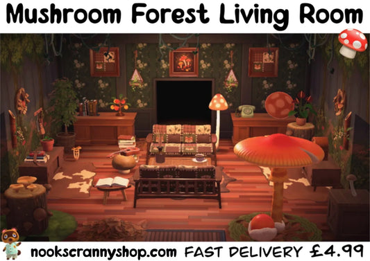 Mushroom Forest Living Room