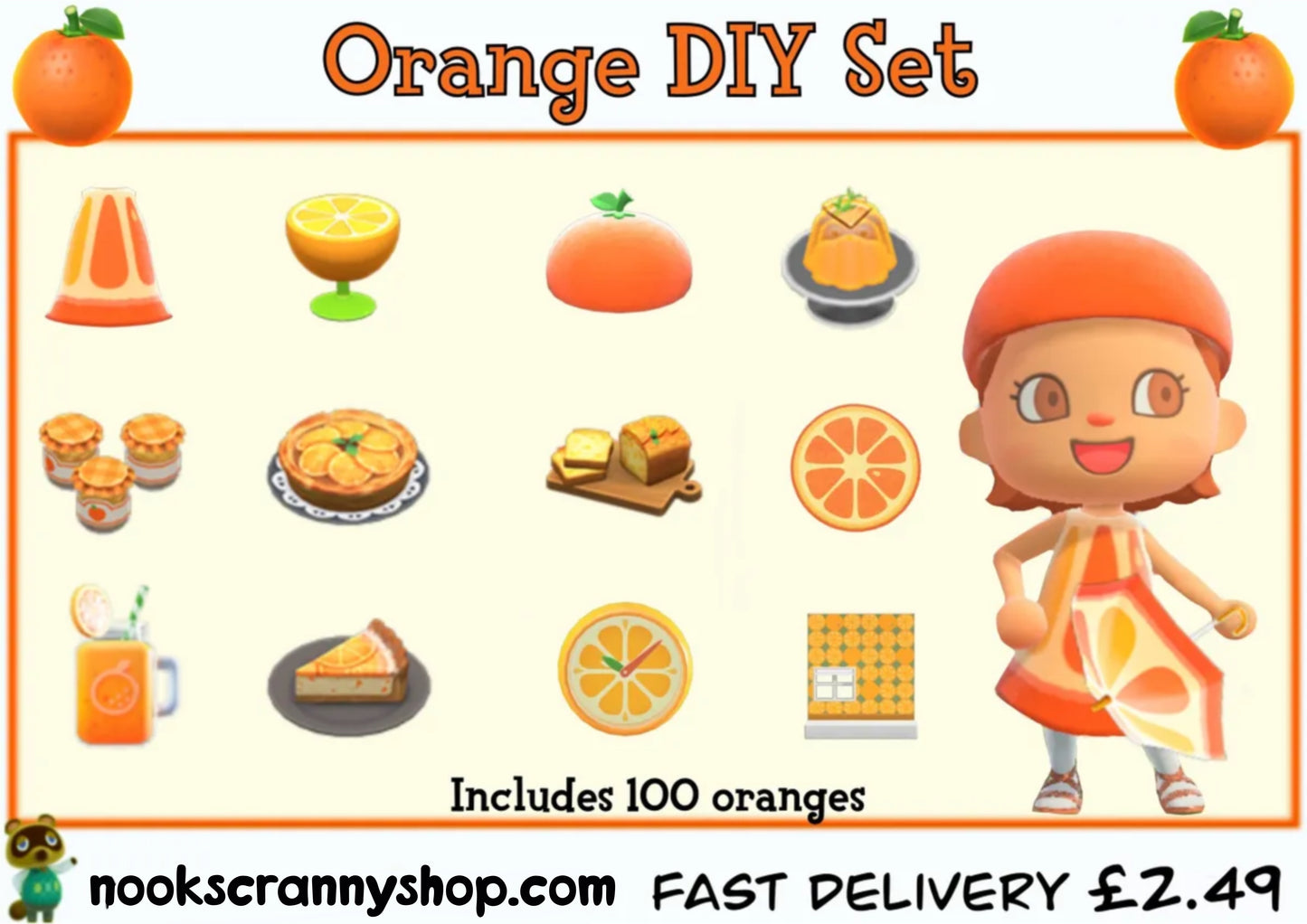 Orange DIY Set