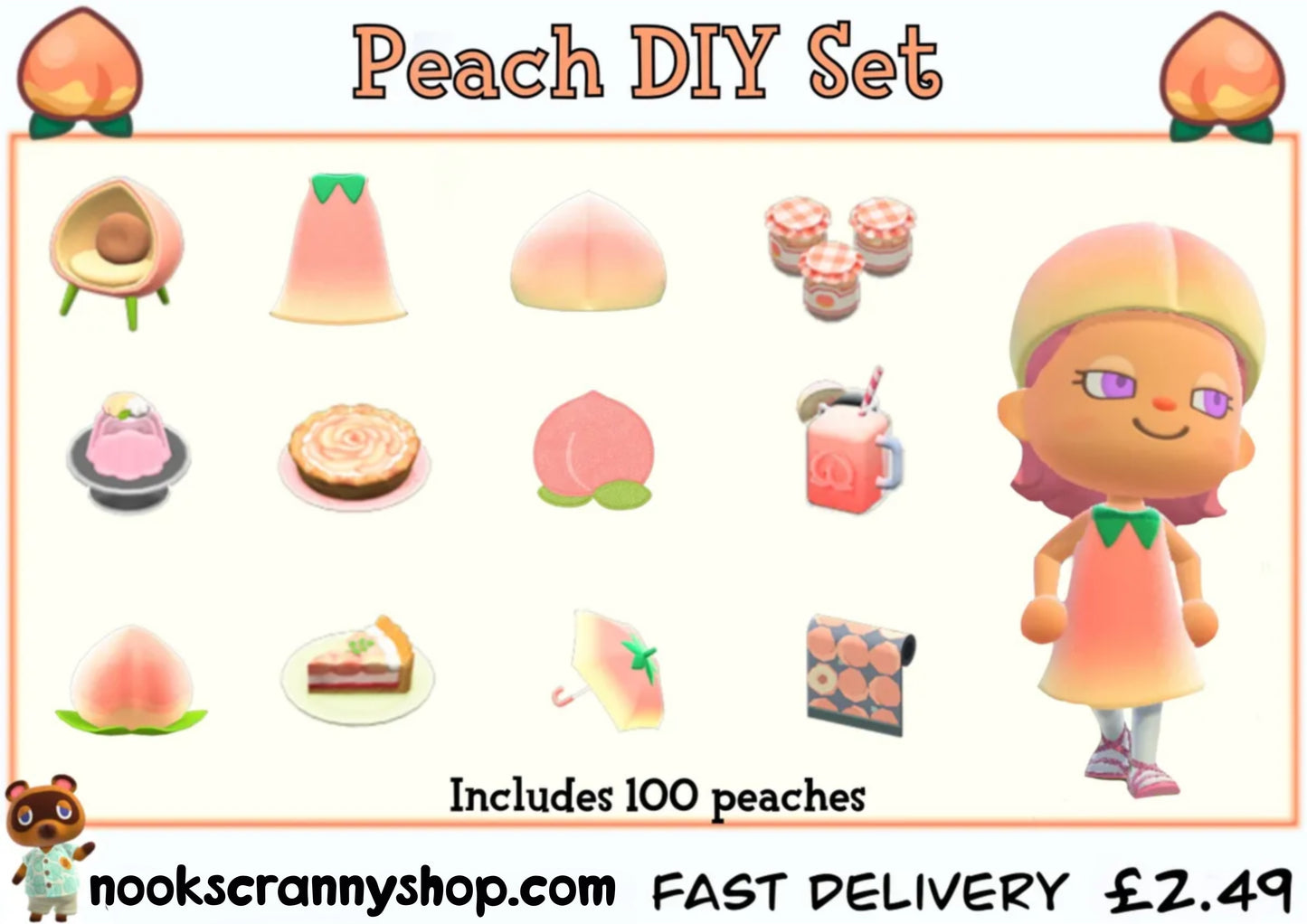 Peach DIY Set