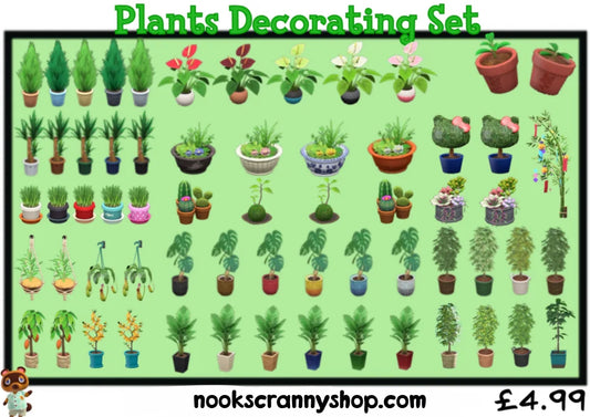 Plants Decorating Set