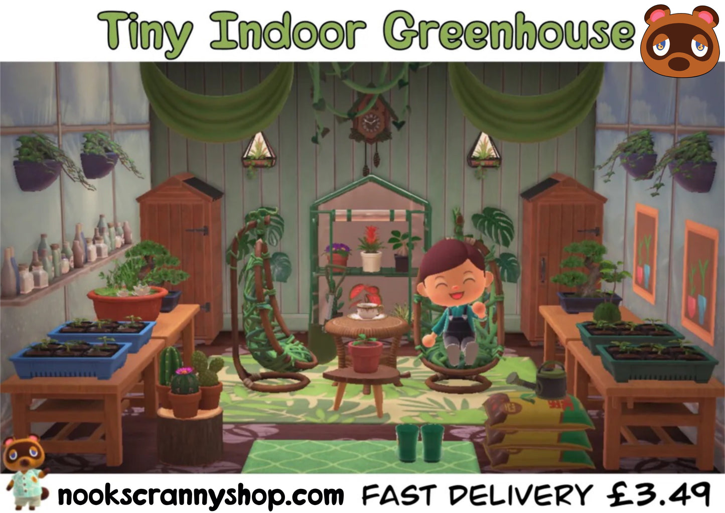 Tiny Indoor Greenhouse