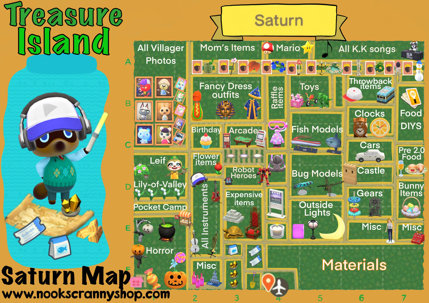 Treasure Island Saturn