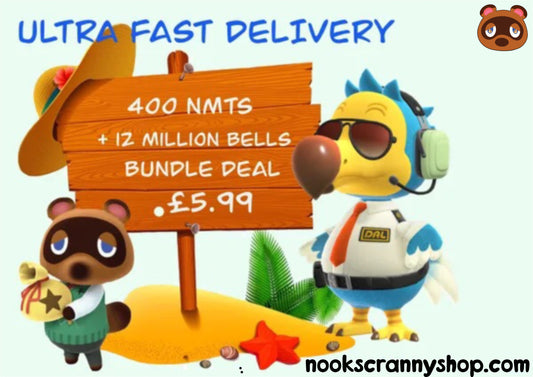 400 Nook Mile Tickets and 12 Million Bells