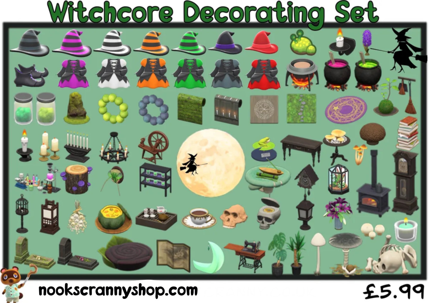 Witchcore Decorating Set
