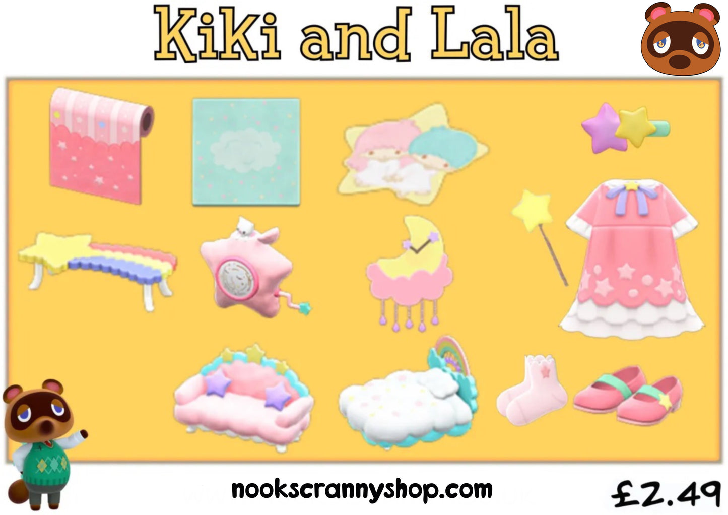 Kiki and Lala Sanrio Set